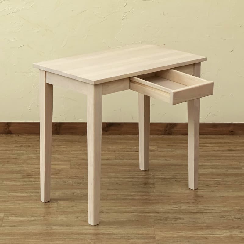 《新品・送料無料》木製テーブル　75×45　NA/WW