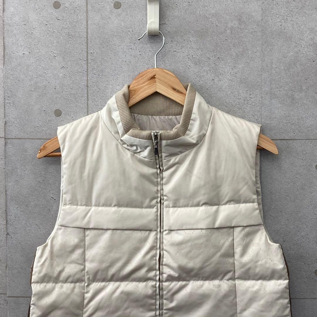 MORABITO BLANC モラビト ブラン ダウンベスト ベージュ 38