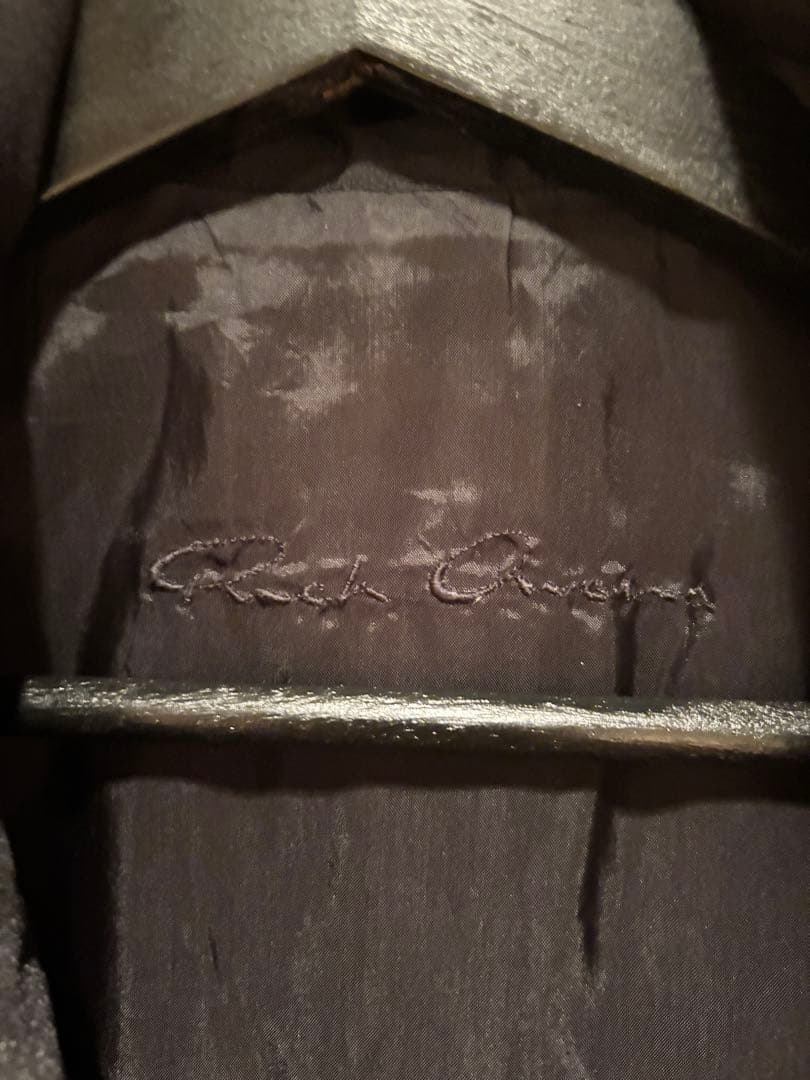 Rick Owens レザー半袖ジャケット ベスト