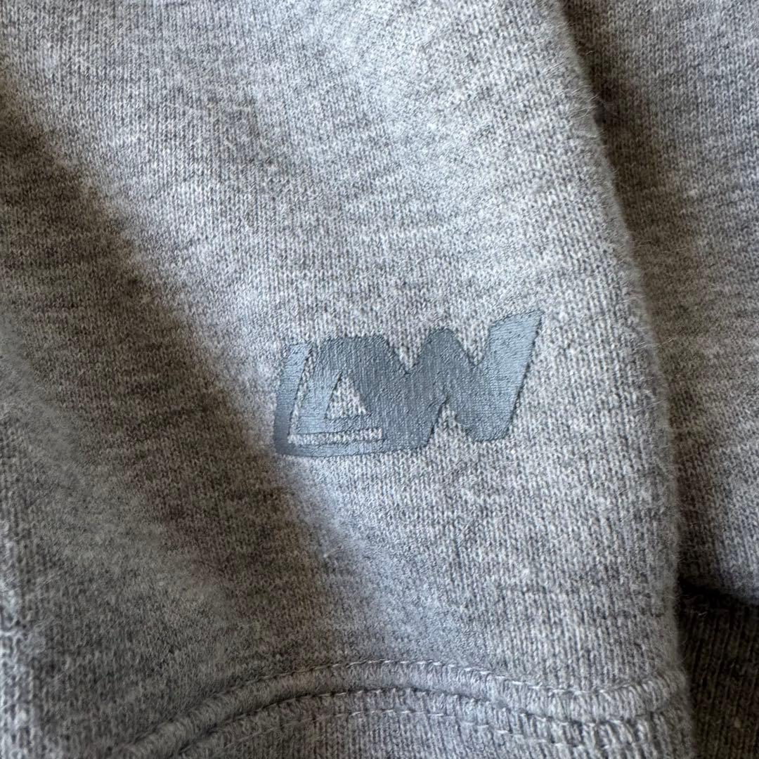 LOOPWHEELER グレー ハイネック ジップアップパーカー XL コットン