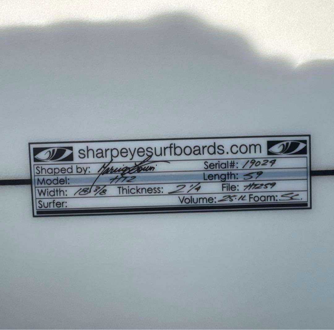 SHARP EYE シャープアイ サーフボード HT2 5′9 　ケース付き