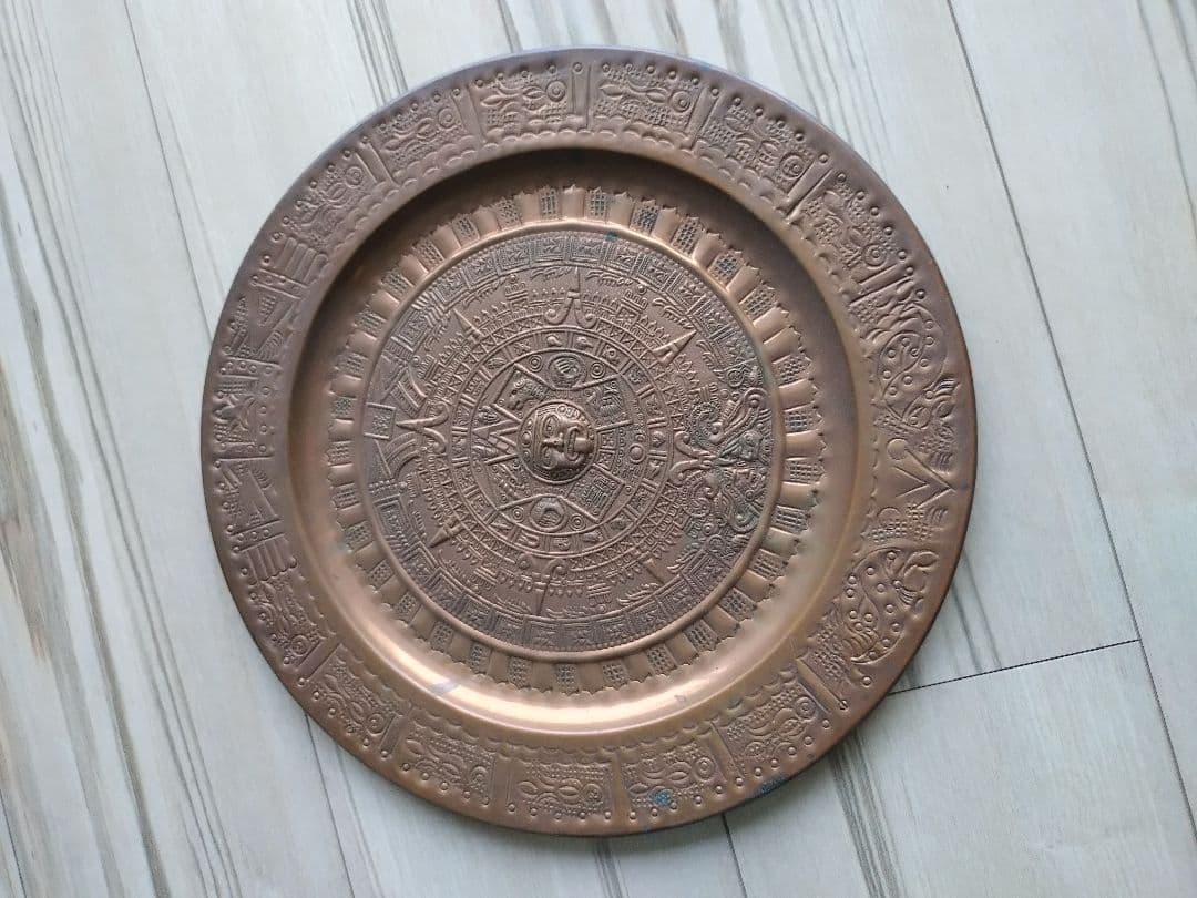 メキシコ 太陽暦 マヤ文明 カレンダー インテリア アンティーク 壁掛け マヤ暦