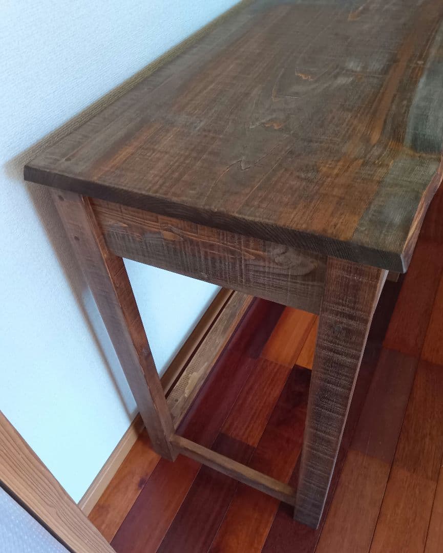 yuki＊檜の一枚板使用※机