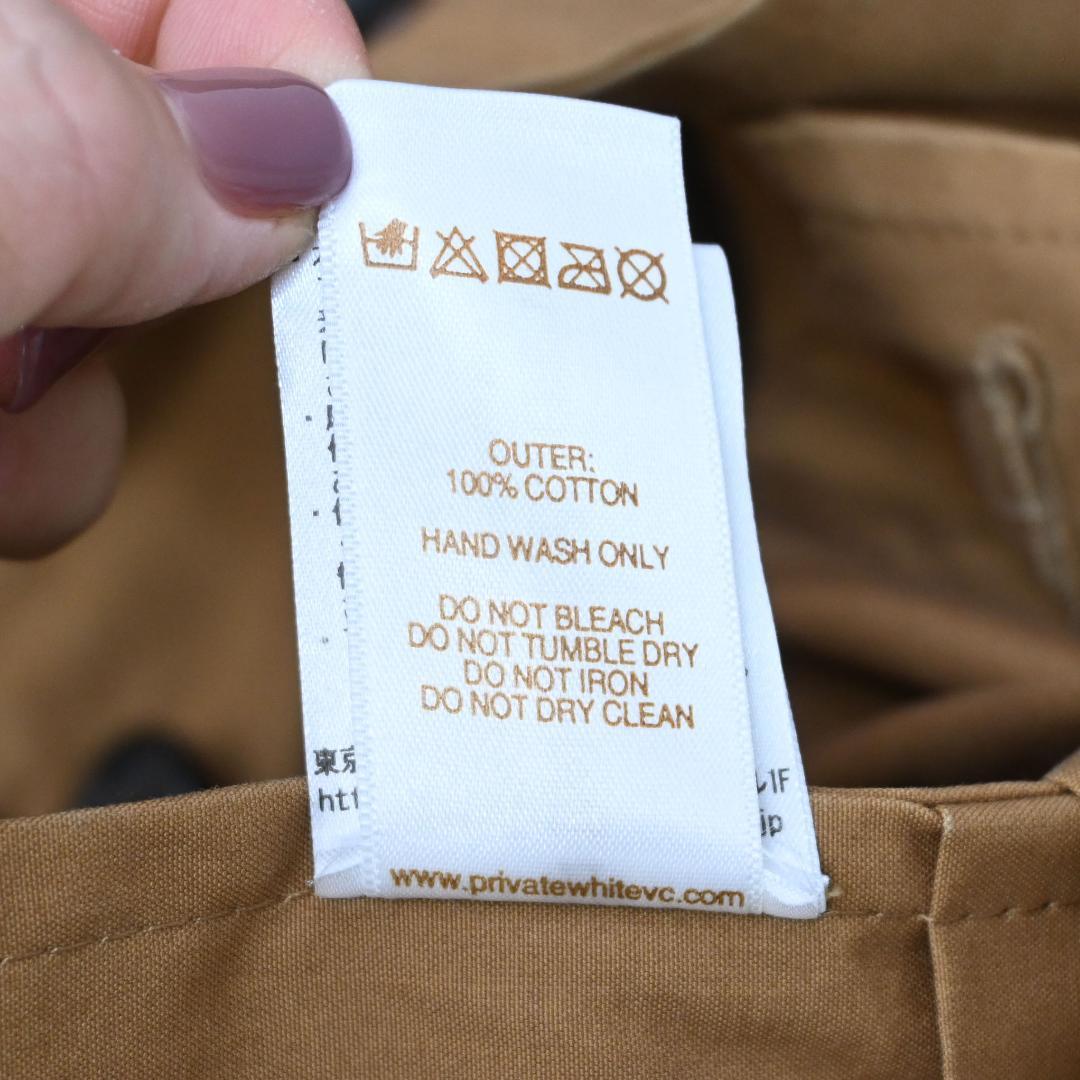 □ PRIVATE WHITE V.C トレンチコート キャメル 47517