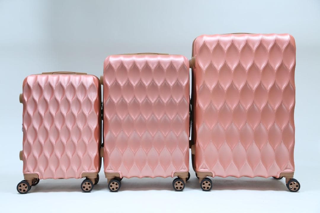 軽量Lサイズ　静音8輪　キャリーバッグ　スーツケース　キャリーケース ピンク
