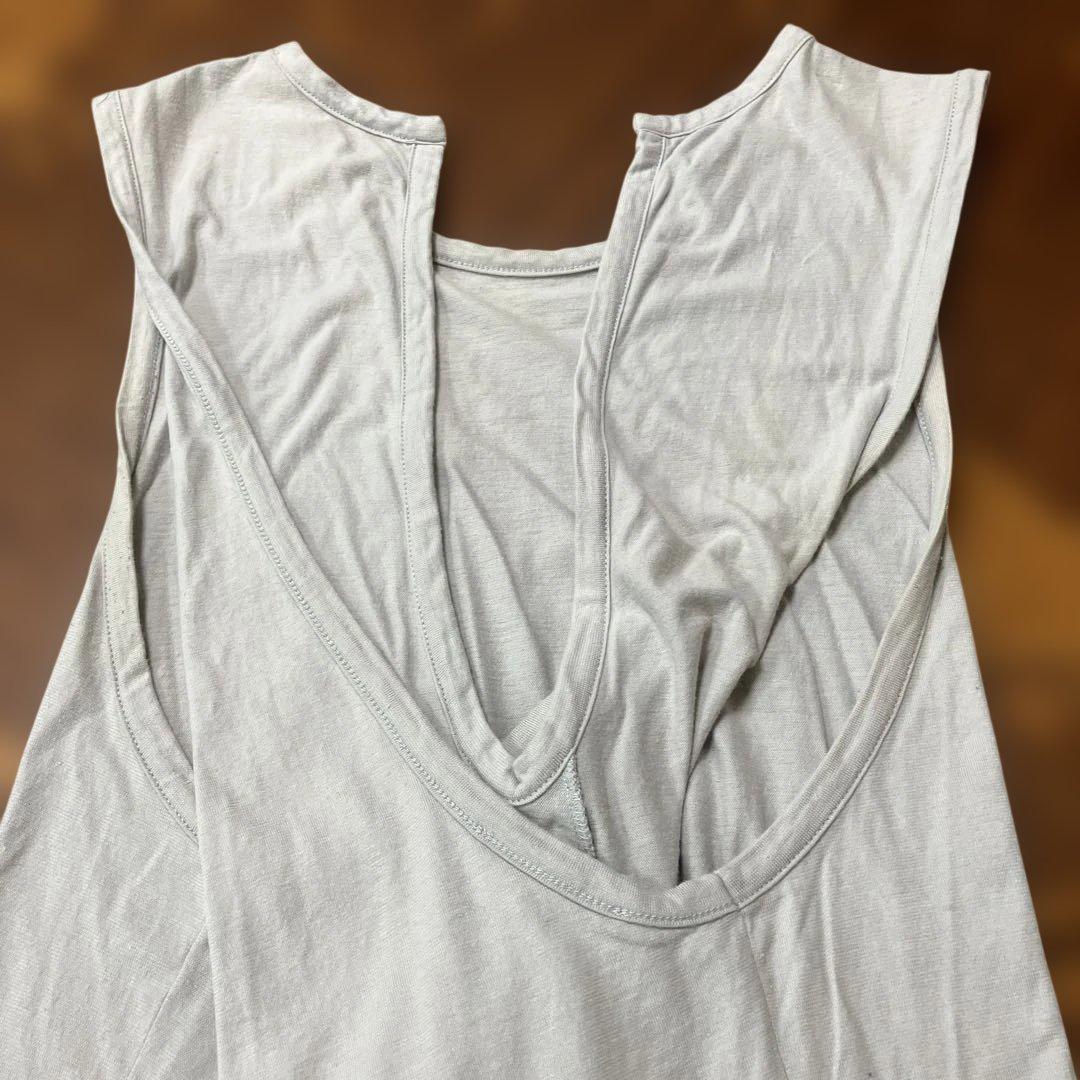 Ann Demeulemeester 室度計ロングタンクトップ 男女