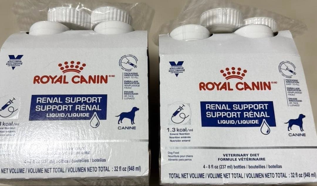  CANIN 腎臓サポート液体食 リナールリキッド×8本+シリンジ4本