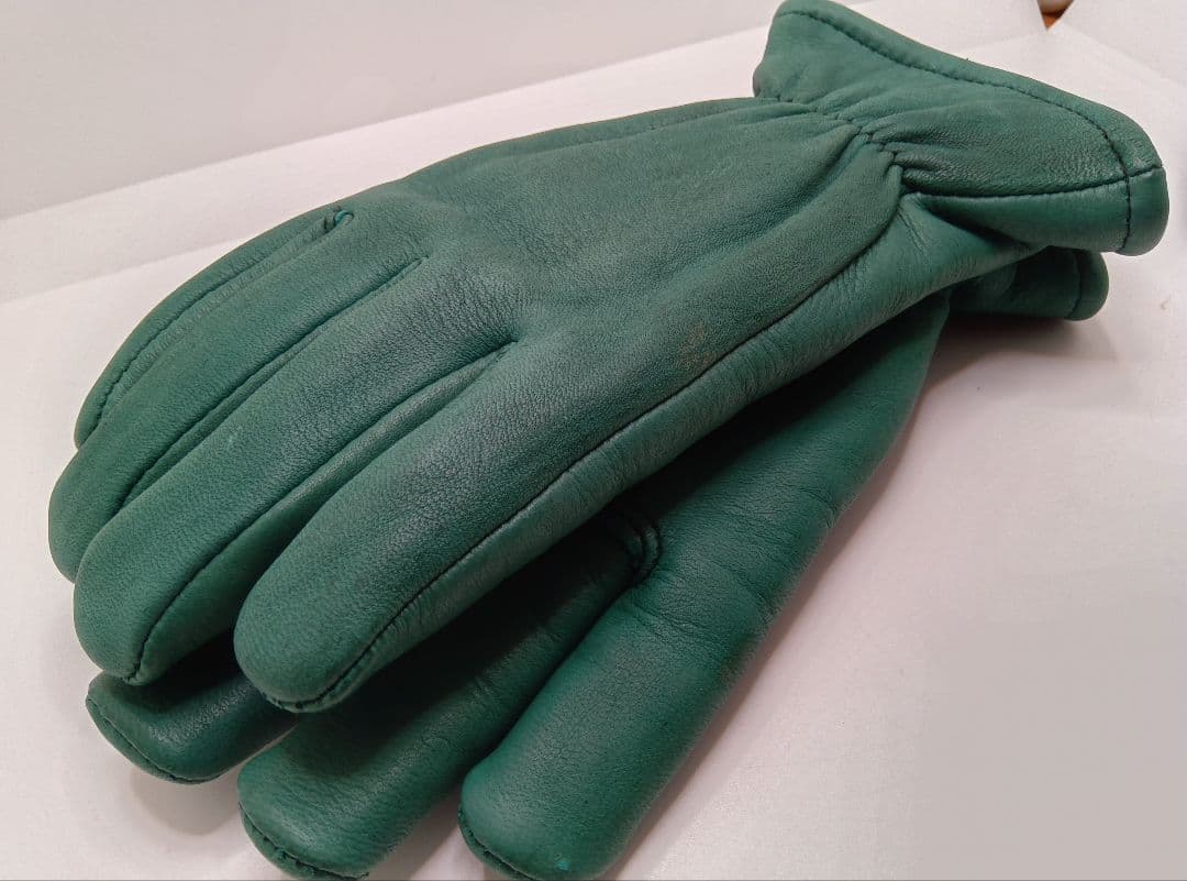 タ*ん様 新品チャーチルChurchillグローブ手袋ライナー付M米国製グリーン