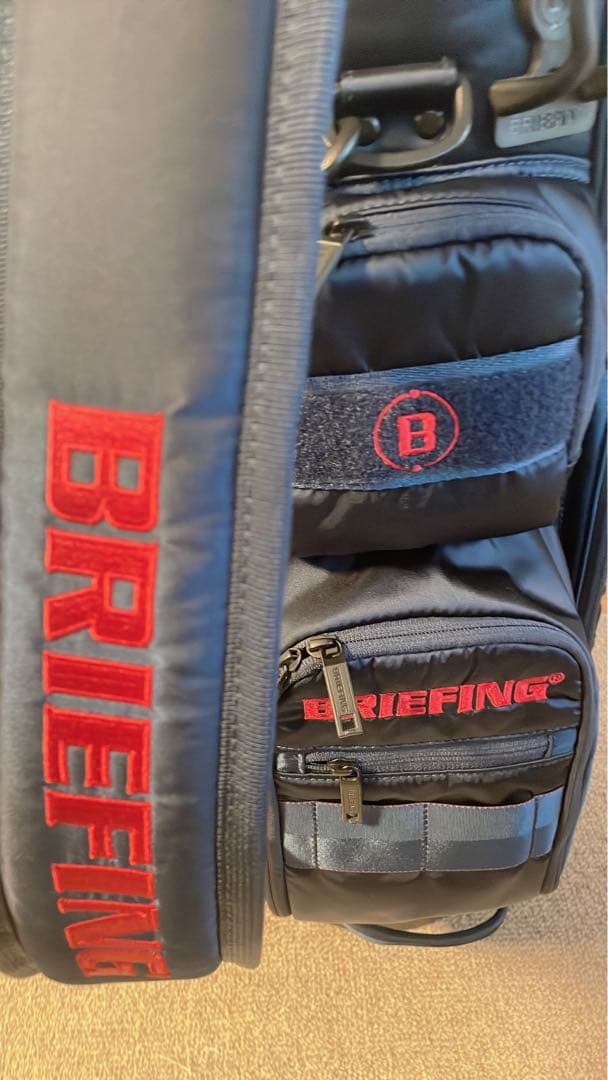 専用★美品★BRIEFING ゴルフバッグ ネイビー CR-6 ブリーフィング