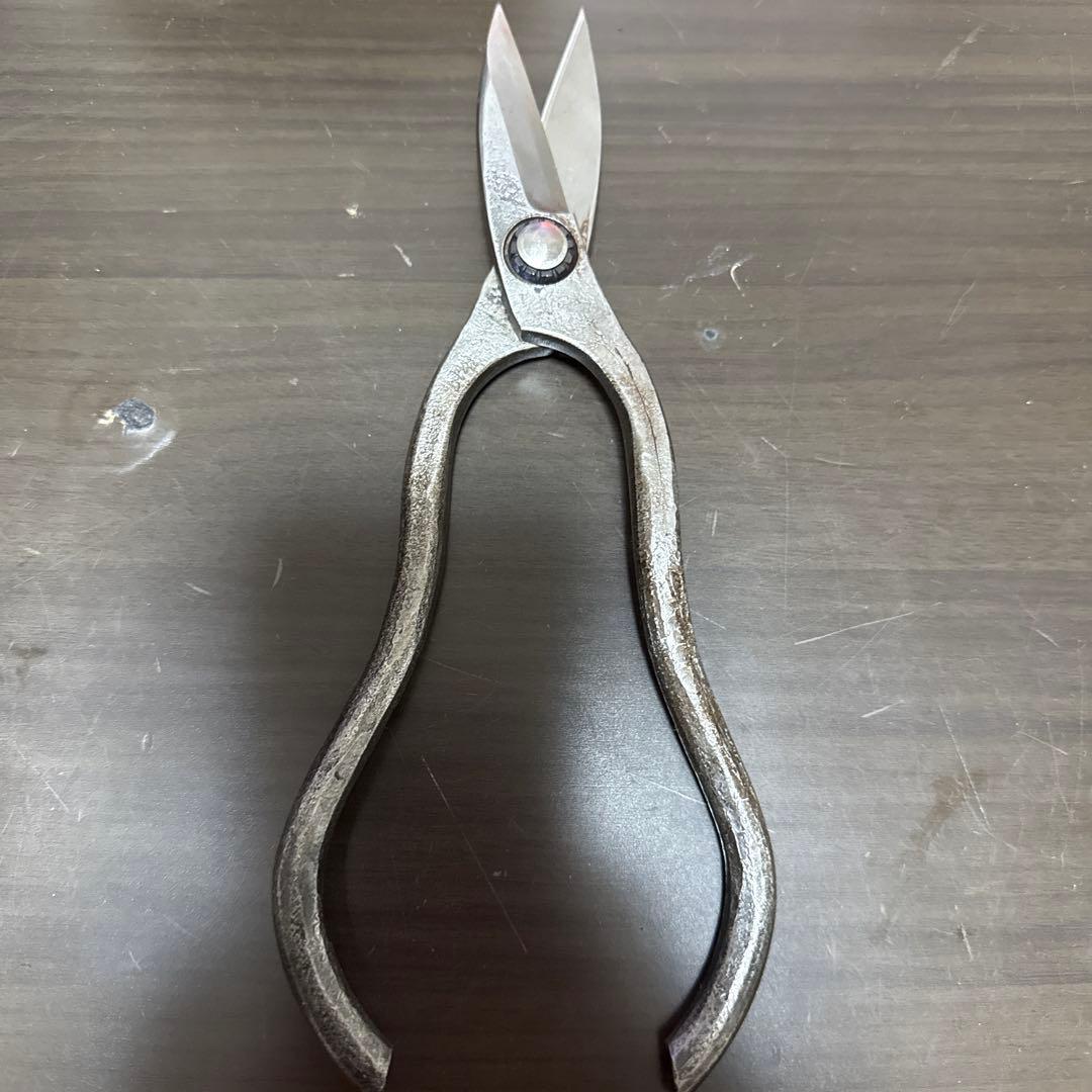 安広 京都鋏鍛冶 大隅義信氏作（大隅刃物店）瓢箪キリバシ（白）サイズ（全長）７寸