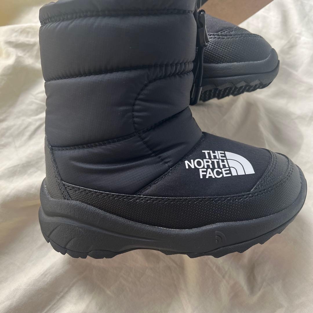 【新品】ノースフェイス キッズ ブーツ 靴 ヌプシ ブラック ジュニア 防寒