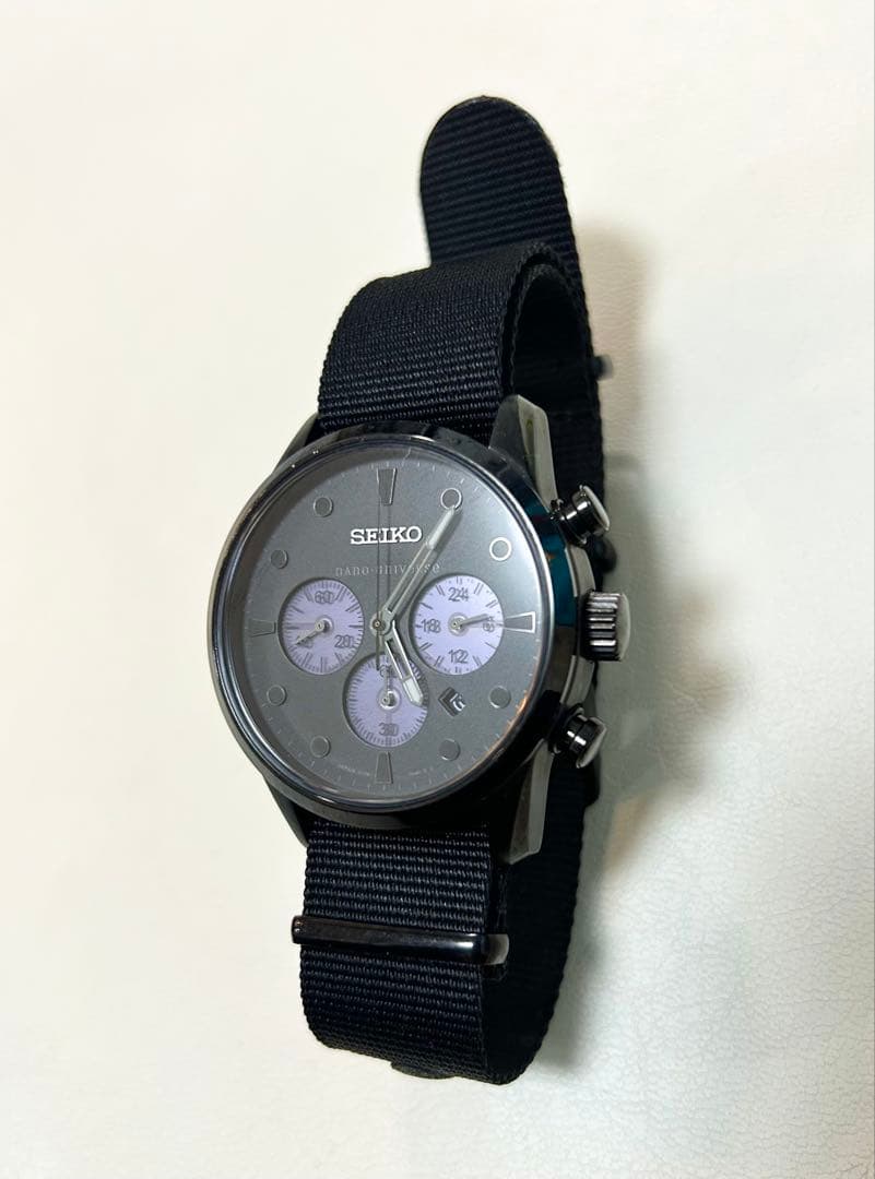 【SEIKO×nano-universe】限定コラボ　ソーラー時計　300本限定