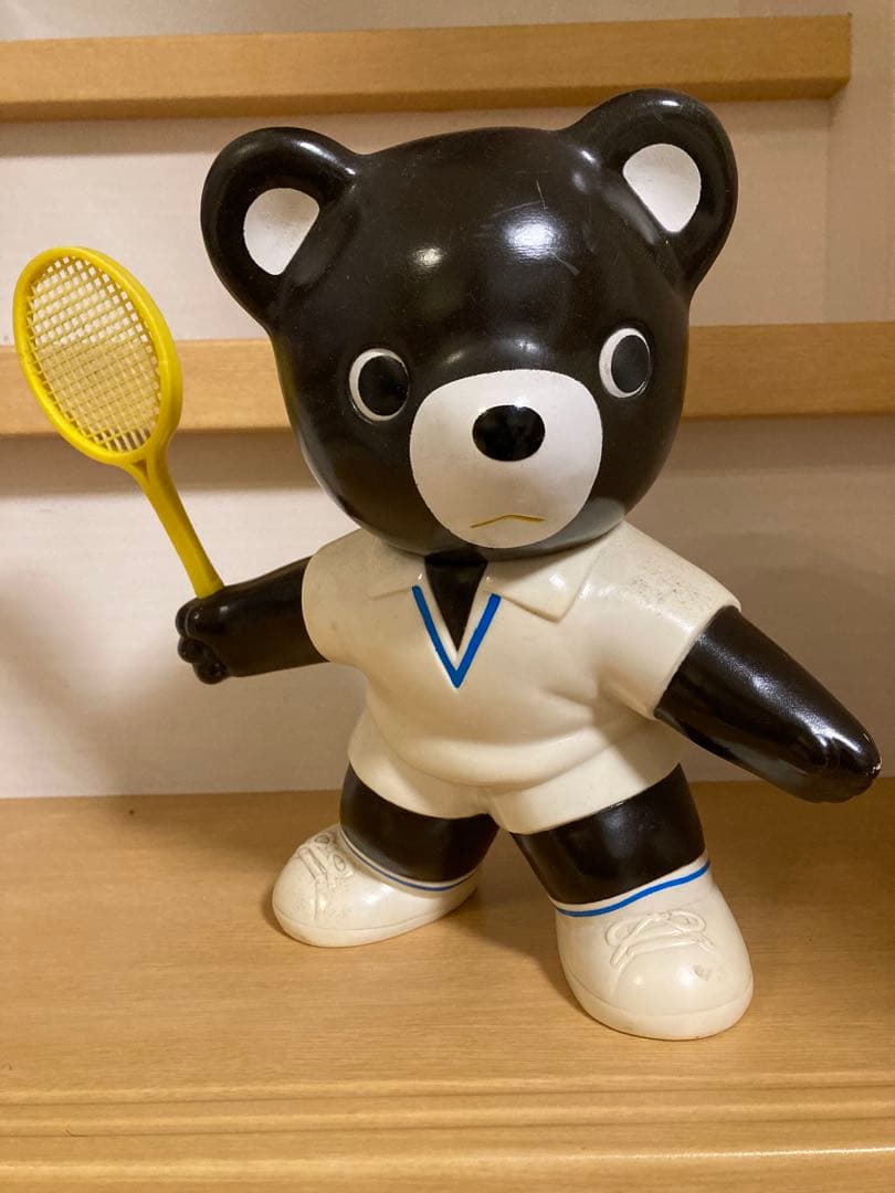 たくぎん たくちゃん貯金箱　ソフビフィギュア　レトロ　当時物