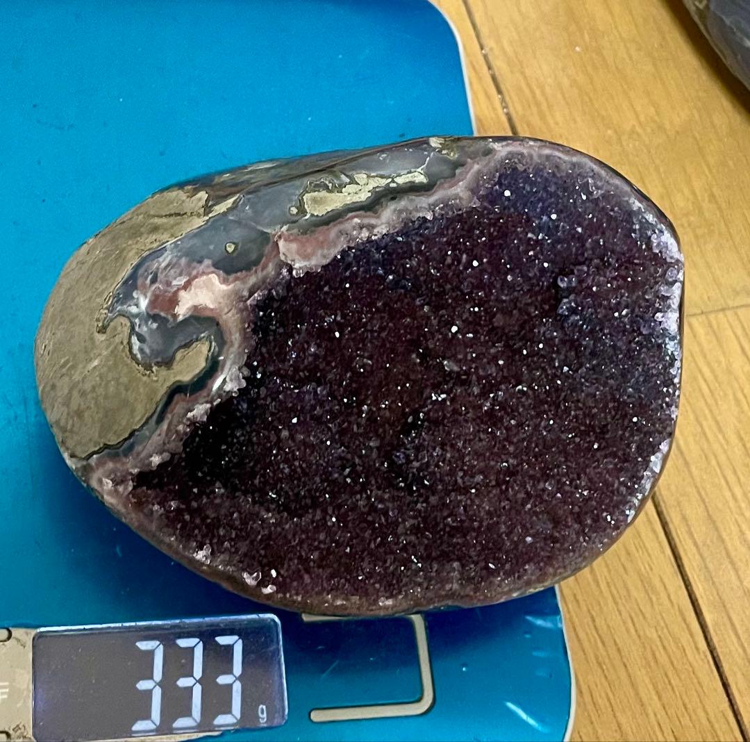 アメジスト マネーボックス ジオード 晶洞 浄化 幸運 魔除 パワーストーン