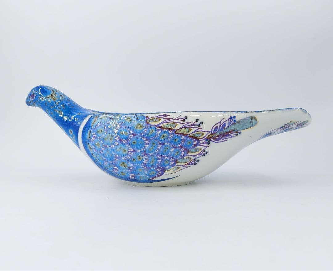 レア!! ロイヤルコペンハーゲン テネラシリーズ 孔雀 鳩型 ボウル 小物入