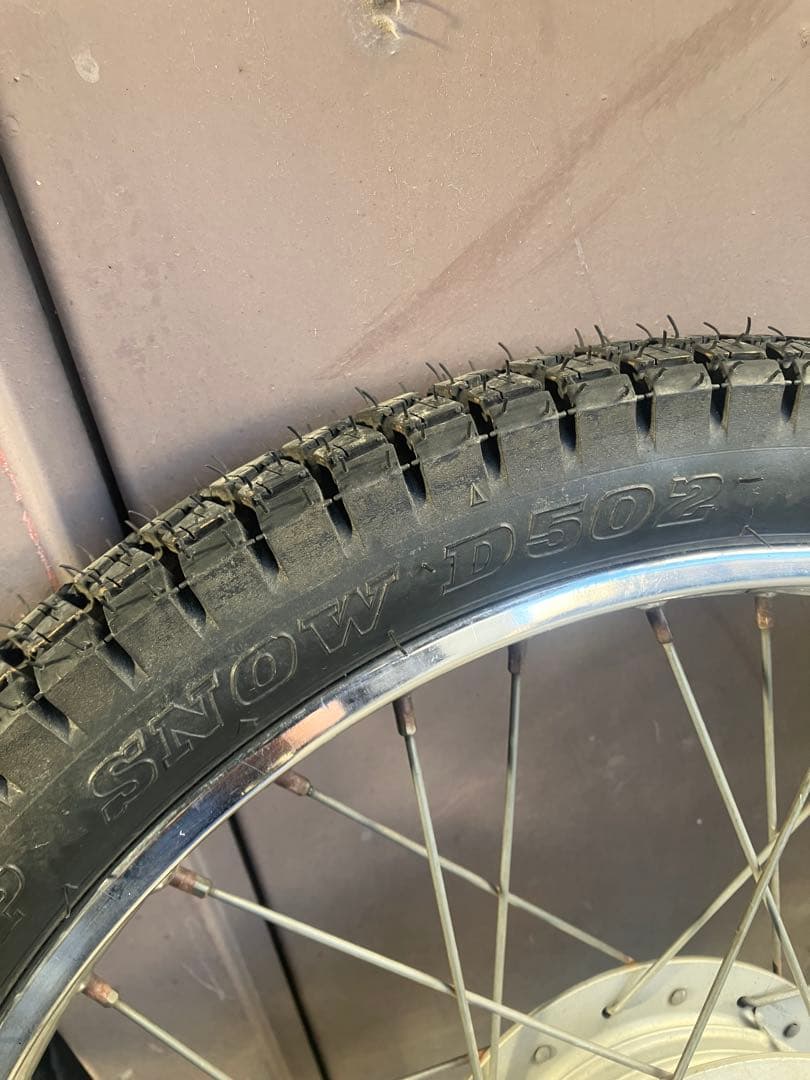 C50 AA01 プレスカブ　DUNLOP D502  & ホイール