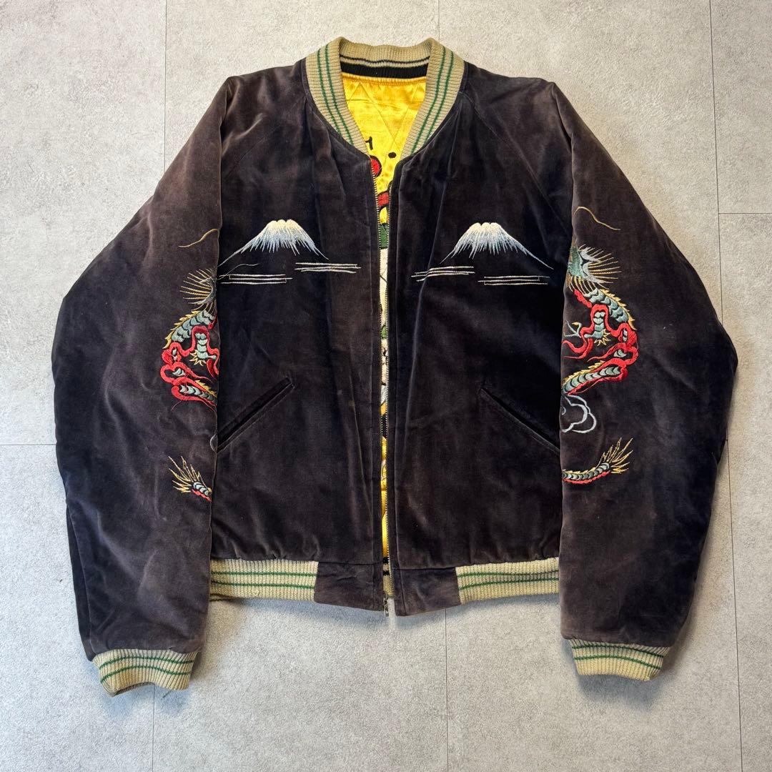 TAILOR TOYO別珍 リバーシブル スカジャン ジャケット テーラー東洋