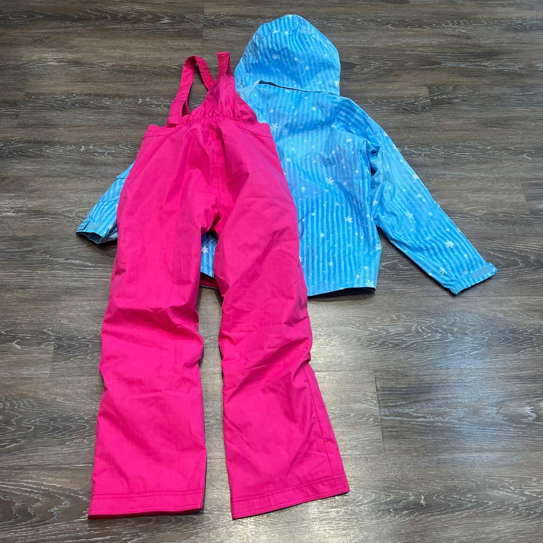 デサント　美品　　セットアップ　上下　スキーウェア　女の子　160