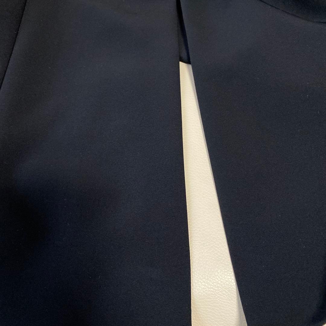 ルネ　ノーカラーコート　36