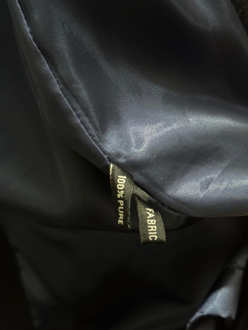 GIANNI VERSACE ネイビーチェスターコート　イタリア製