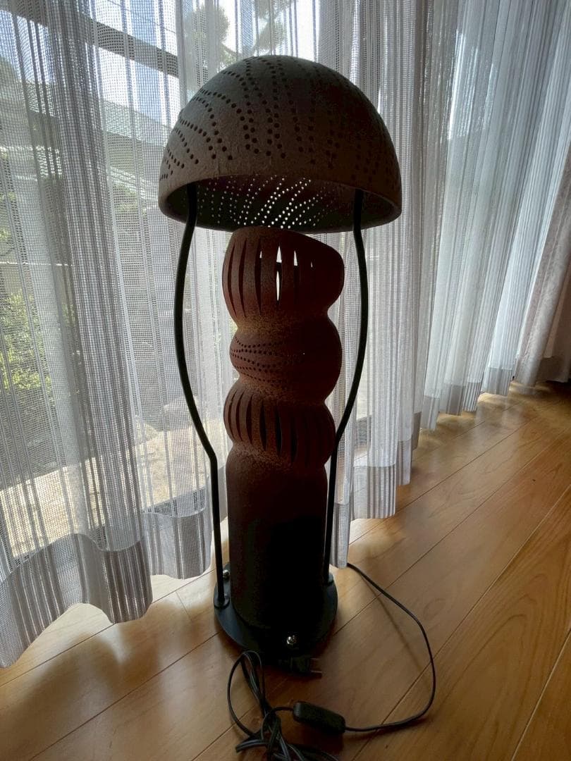 陶器モダンブラウンフロアスタンド