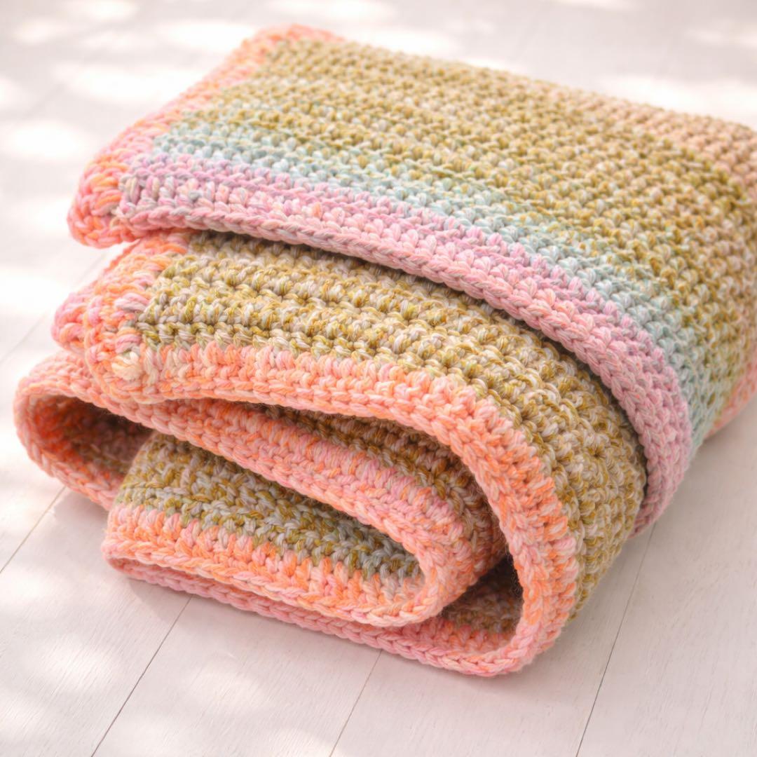 ラグ・カーペット Wool granny rug blanket sunshine
