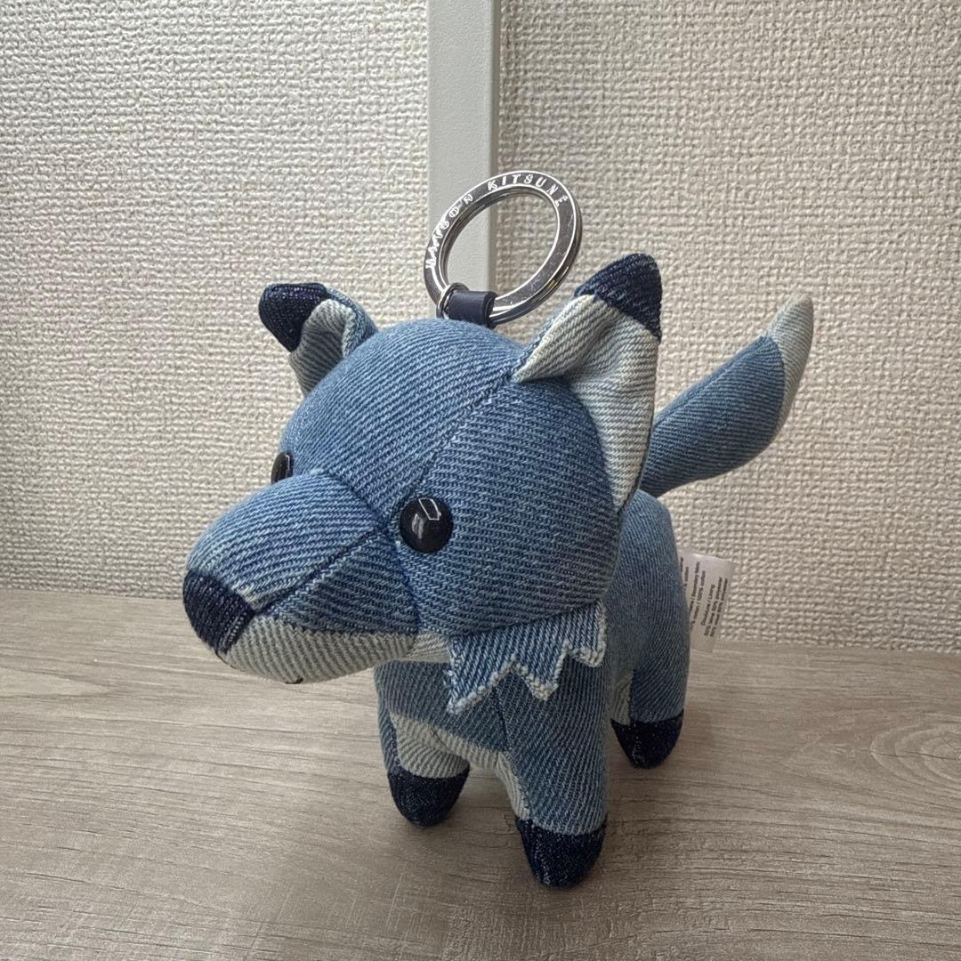 MAISON KITSUNÉ デニム キツネ キーホルダー リング