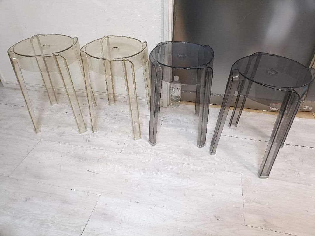 【4個セット】アクリルスタッキングチェア