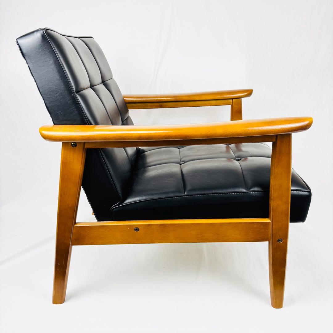 【カリモク60】Kチェア　1シーター　スタンダードブラック　1人がけ