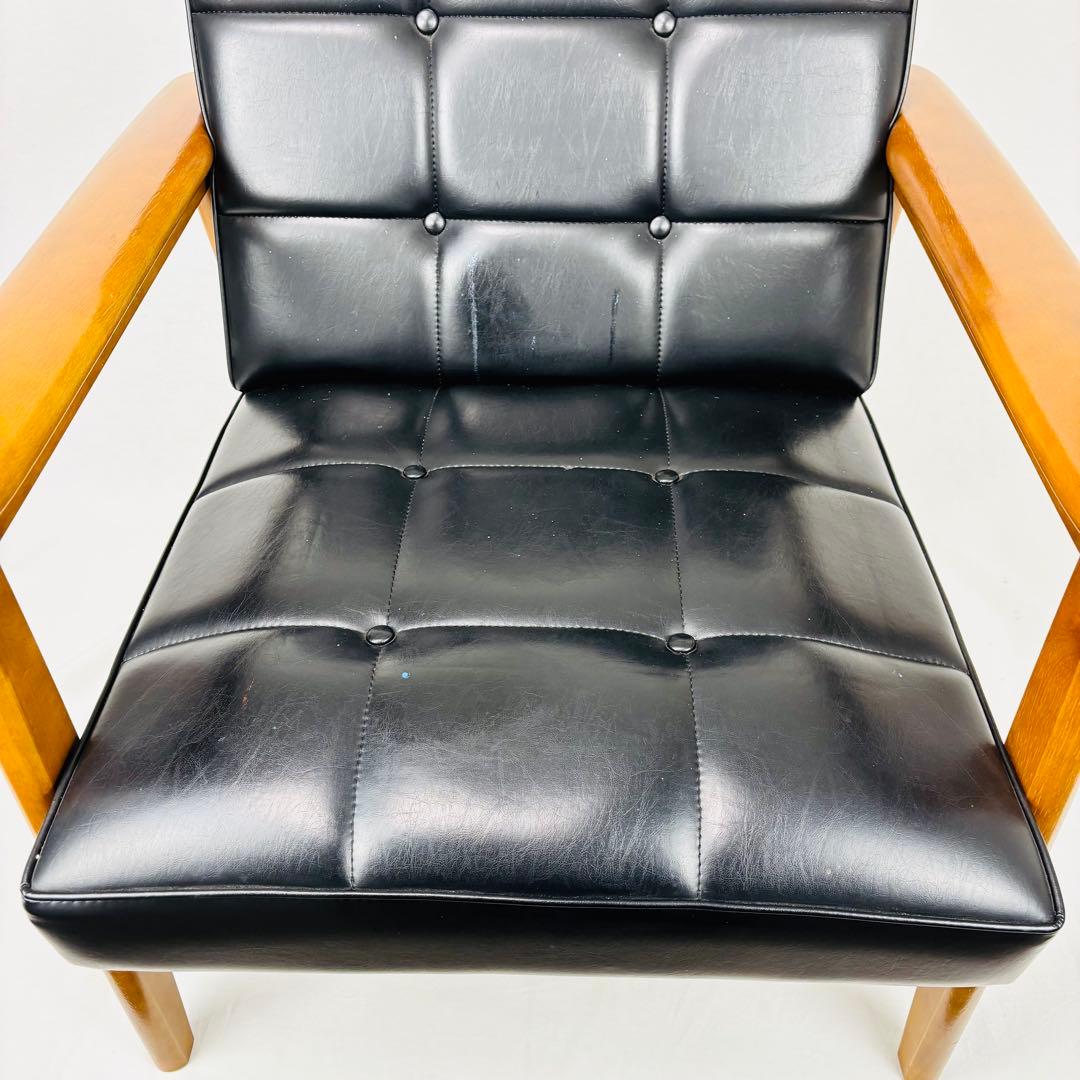 【カリモク60】Kチェア　1シーター　スタンダードブラック　1人がけ