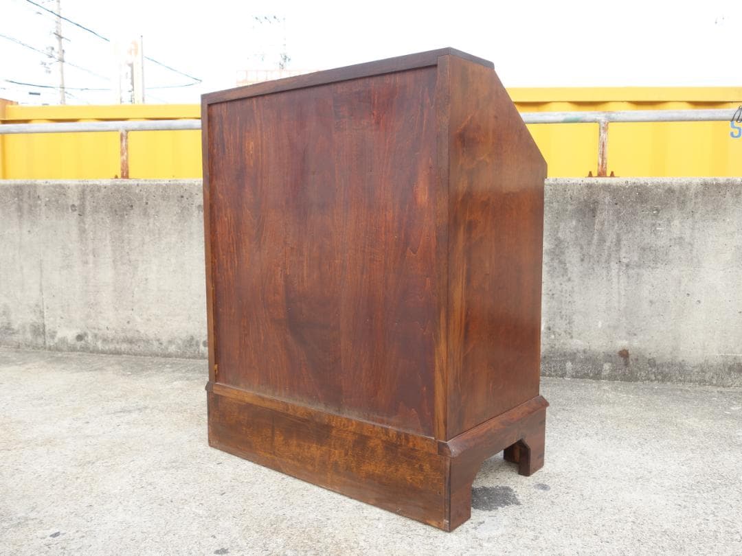 【中古】K▼松本民芸家具 66型 高山式 ライティングビューロー (38524)