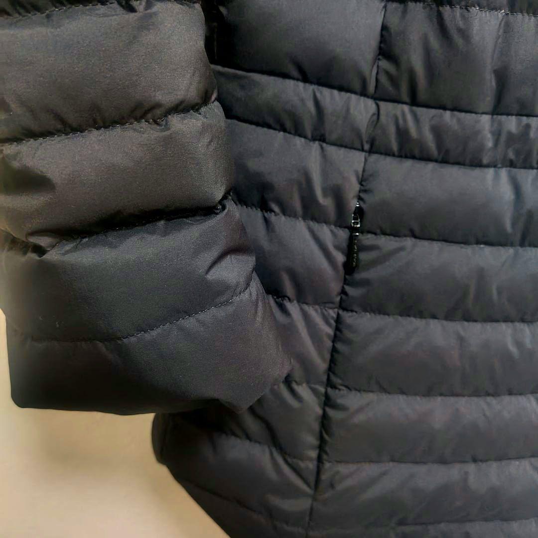 TATRAS ブラック ダウンジャケット HAAVハーブフード付き大きめ4サイズ