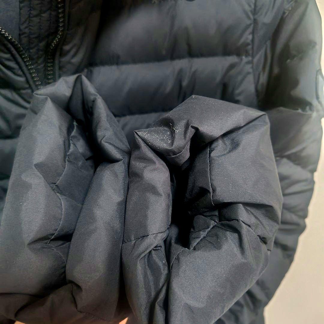 TATRAS ブラック ダウンジャケット HAAVハーブフード付き大きめ4サイズ