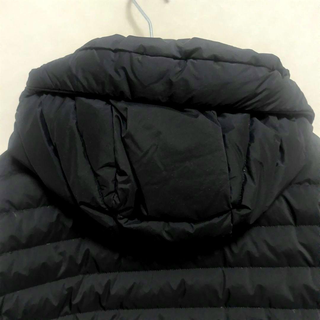 TATRAS ブラック ダウンジャケット HAAVハーブフード付き大きめ4サイズ