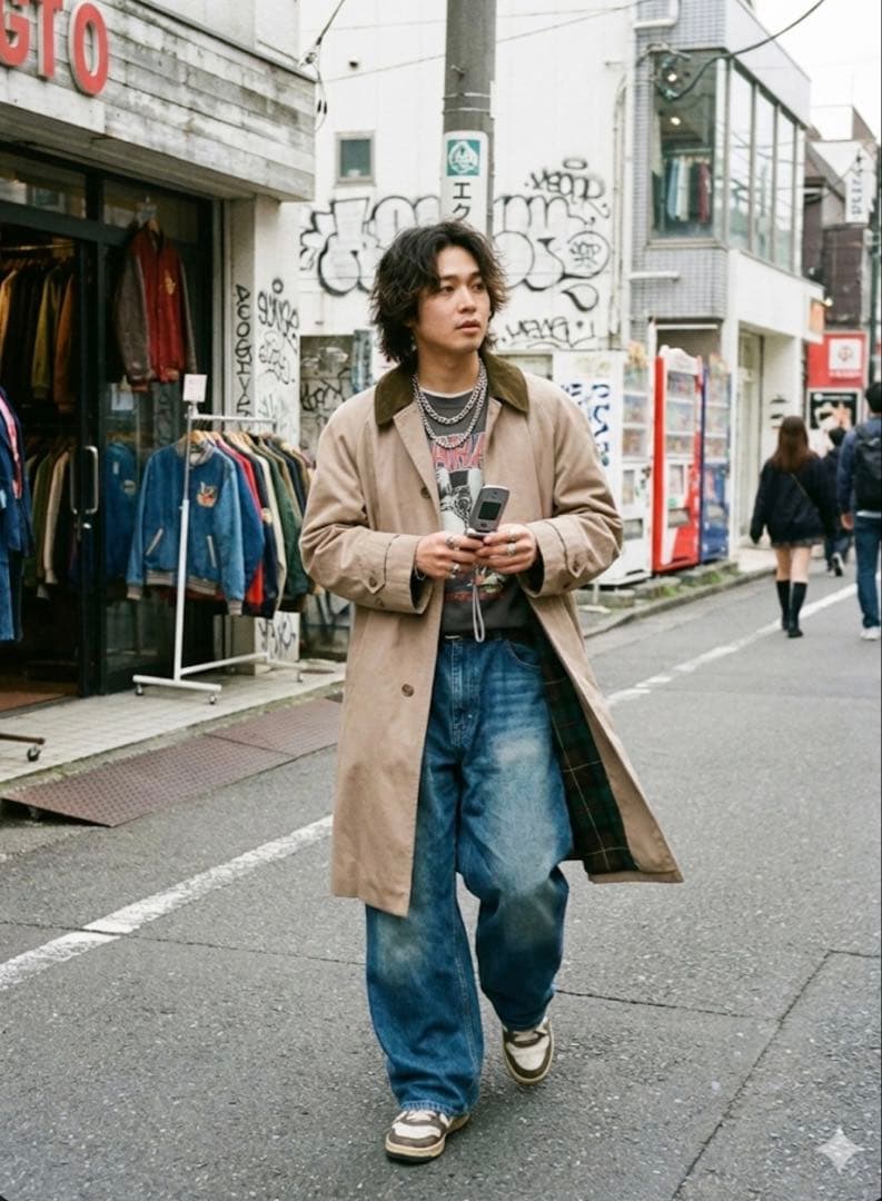 Grenfell 英国製 バルマカーンコート チェック裏地 ベージュ#464