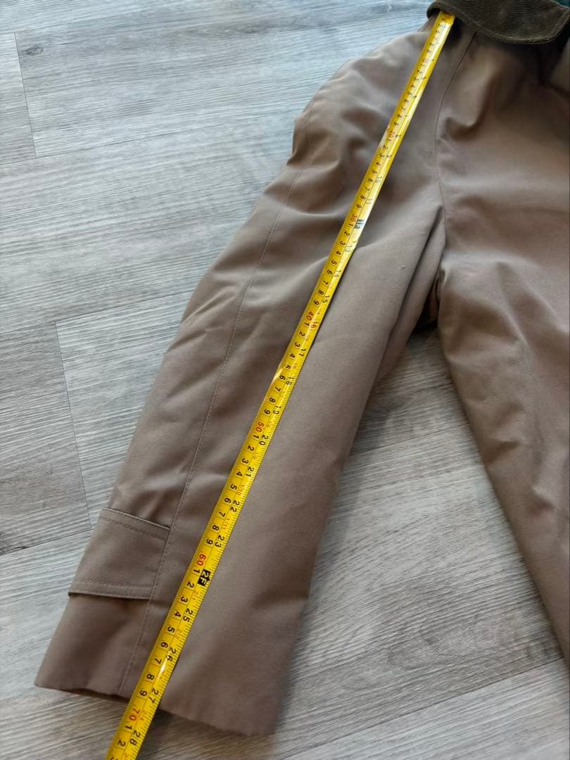 Grenfell 英国製 バルマカーンコート チェック裏地 ベージュ#464