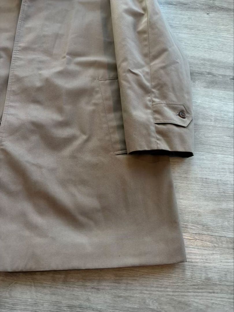 Grenfell 英国製 バルマカーンコート チェック裏地 ベージュ#464