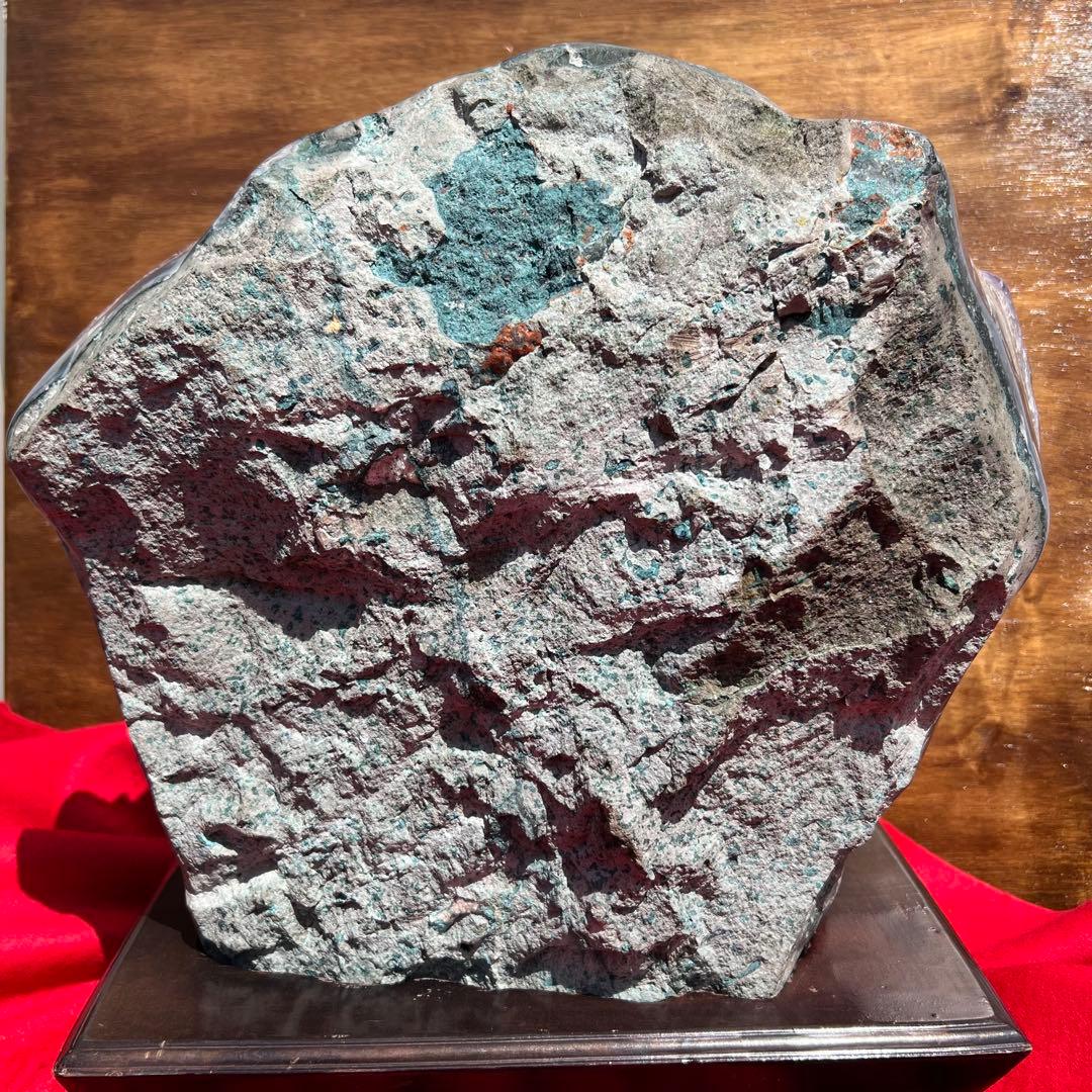 ☆極上超強開運☆絢爛華麗 超極大 美濃紫結晶☆ウルグアイ産 アメジストクラスター