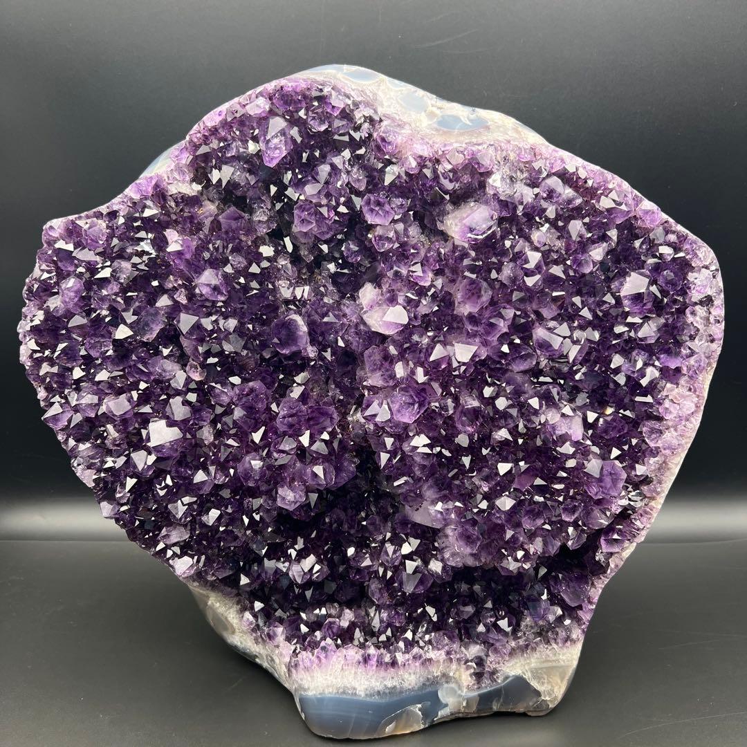 ☆極上超強開運☆絢爛華麗 超極大 美濃紫結晶☆ウルグアイ産 アメジストクラスター