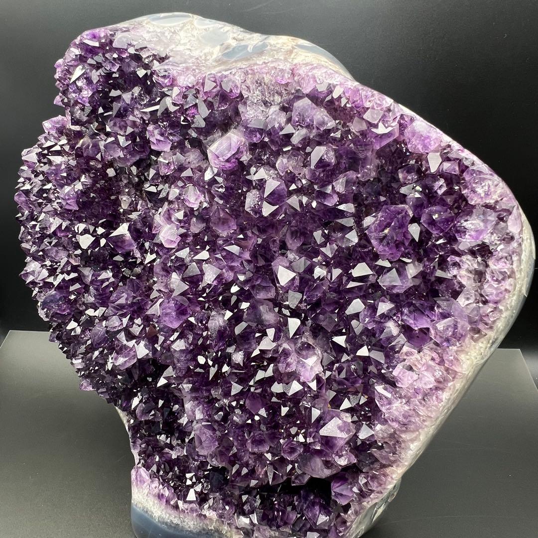 ☆極上超強開運☆絢爛華麗 超極大 美濃紫結晶☆ウルグアイ産 アメジストクラスター