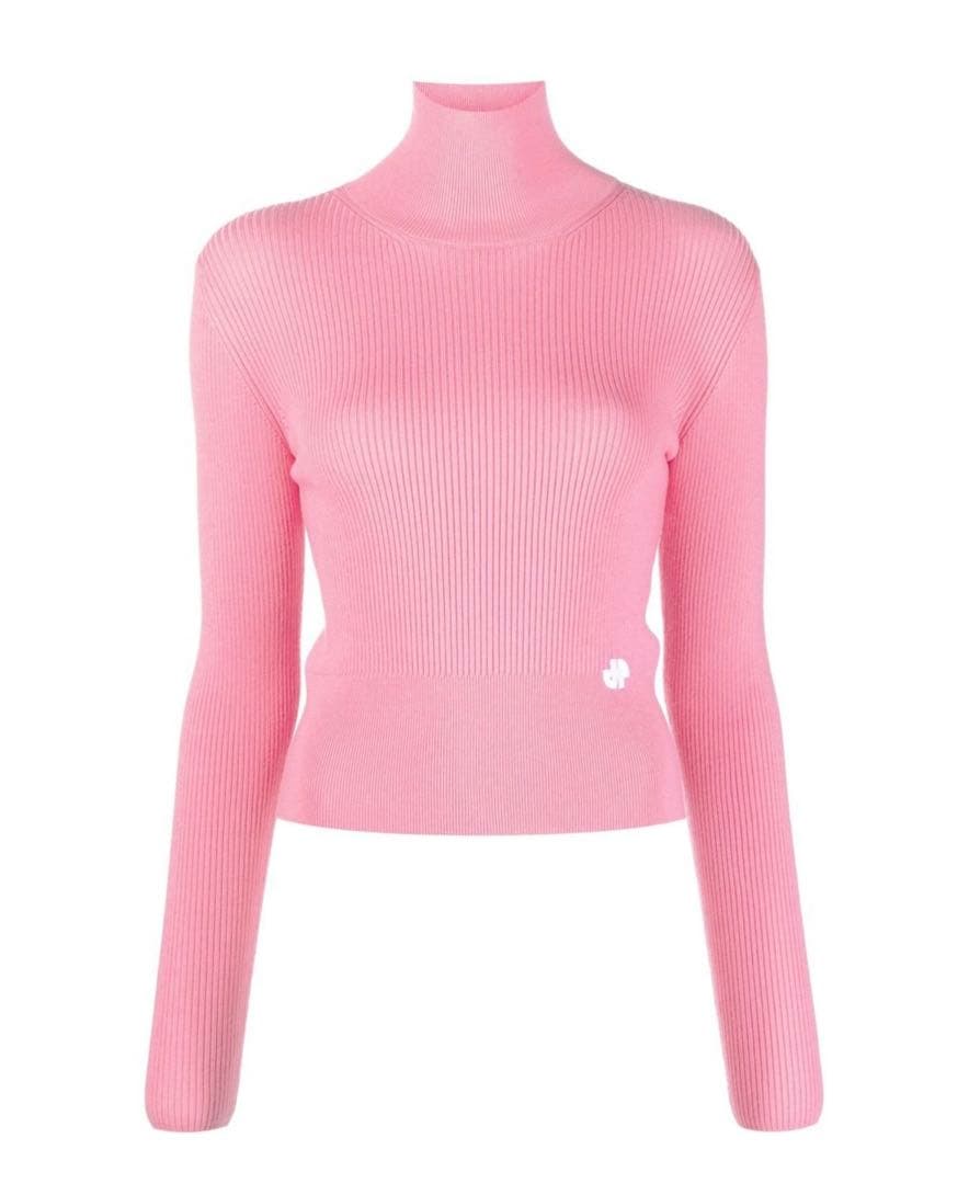 PATOU ピンク　タートルニット