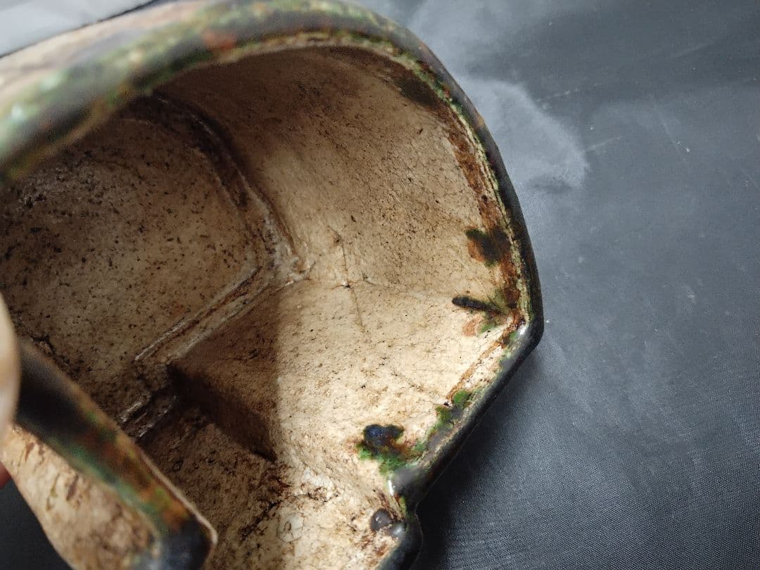 織部扇形向付　保存箱有　M１２６１