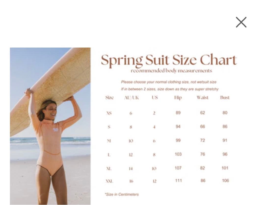 SUN WARD BOUND ロングスリーブスプリングウェットスーツ2mm　XS