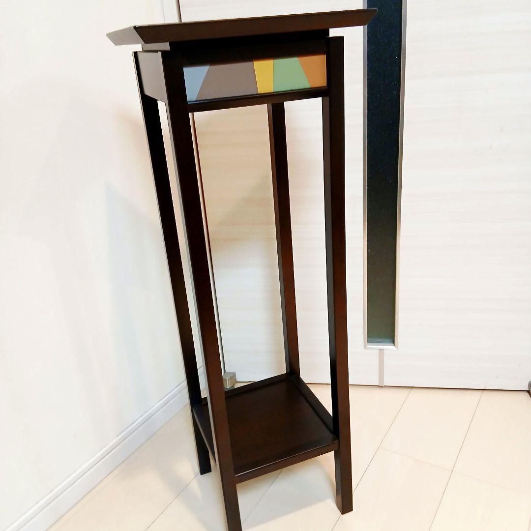 karimoku フラワースタンド カリモク コーナーテーブル 花台 花瓶置き