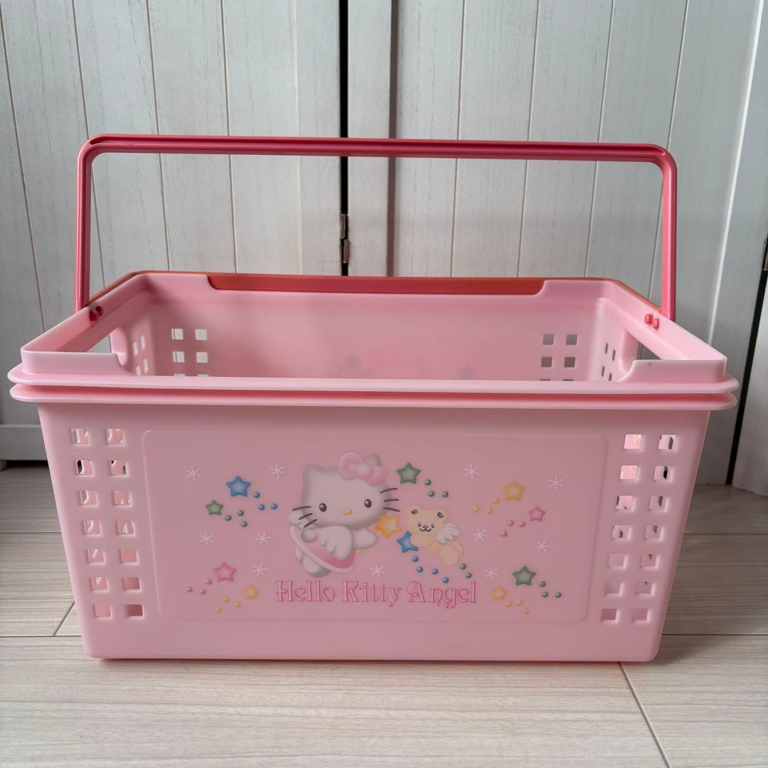 ハローキティピクニックセット　バスケットLL 重箱　ランチジャー　当時物