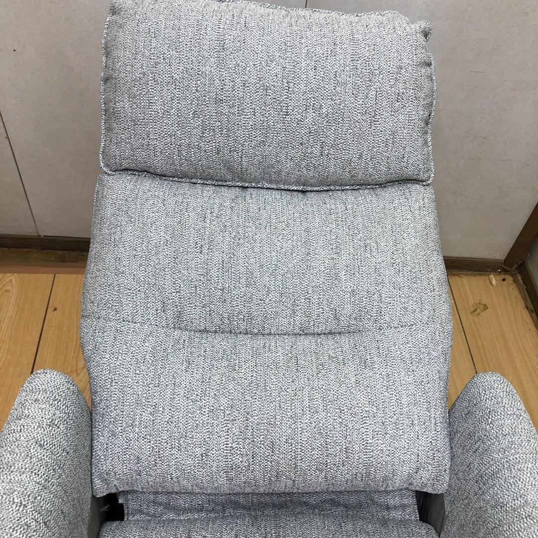 超美品！電動布張りリクライニングパーソナルチェア　2モーター LE01-2 GY