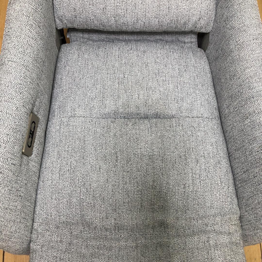 超美品！電動布張りリクライニングパーソナルチェア　2モーター LE01-2 GY