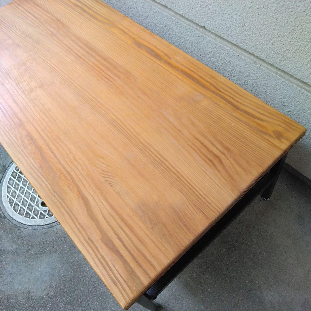 美品 LOWYA アイアン テーブル 100×50×35 送料込み