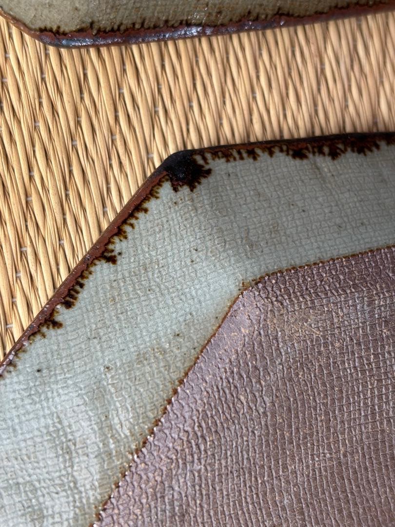 昇陽窯　丹波　立杭　八角皿　白　未使用　釉薬貫入民藝　角皿　6枚セット