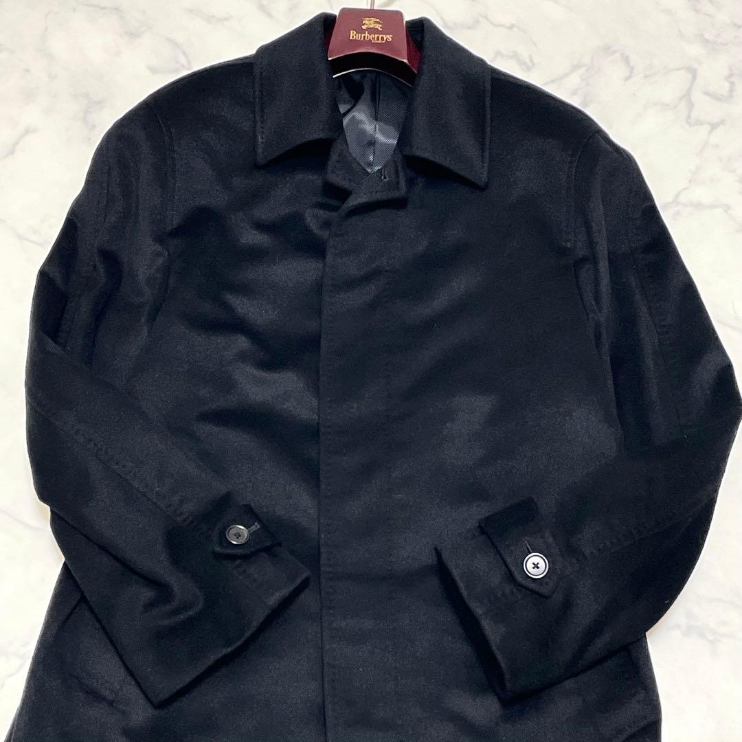 極美品✨ DURBAN カシミヤ100% ステンカラーコートブラック サイズM